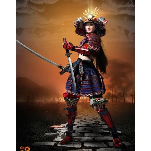 1:6 The Female Samurai - RIN Red/Black Armour Collectible Custom Figure Set