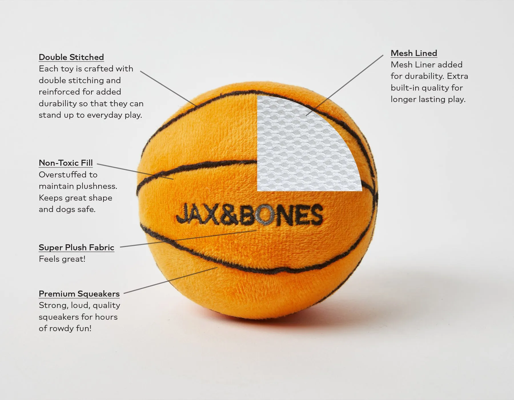 5" Basketball Plush Toy