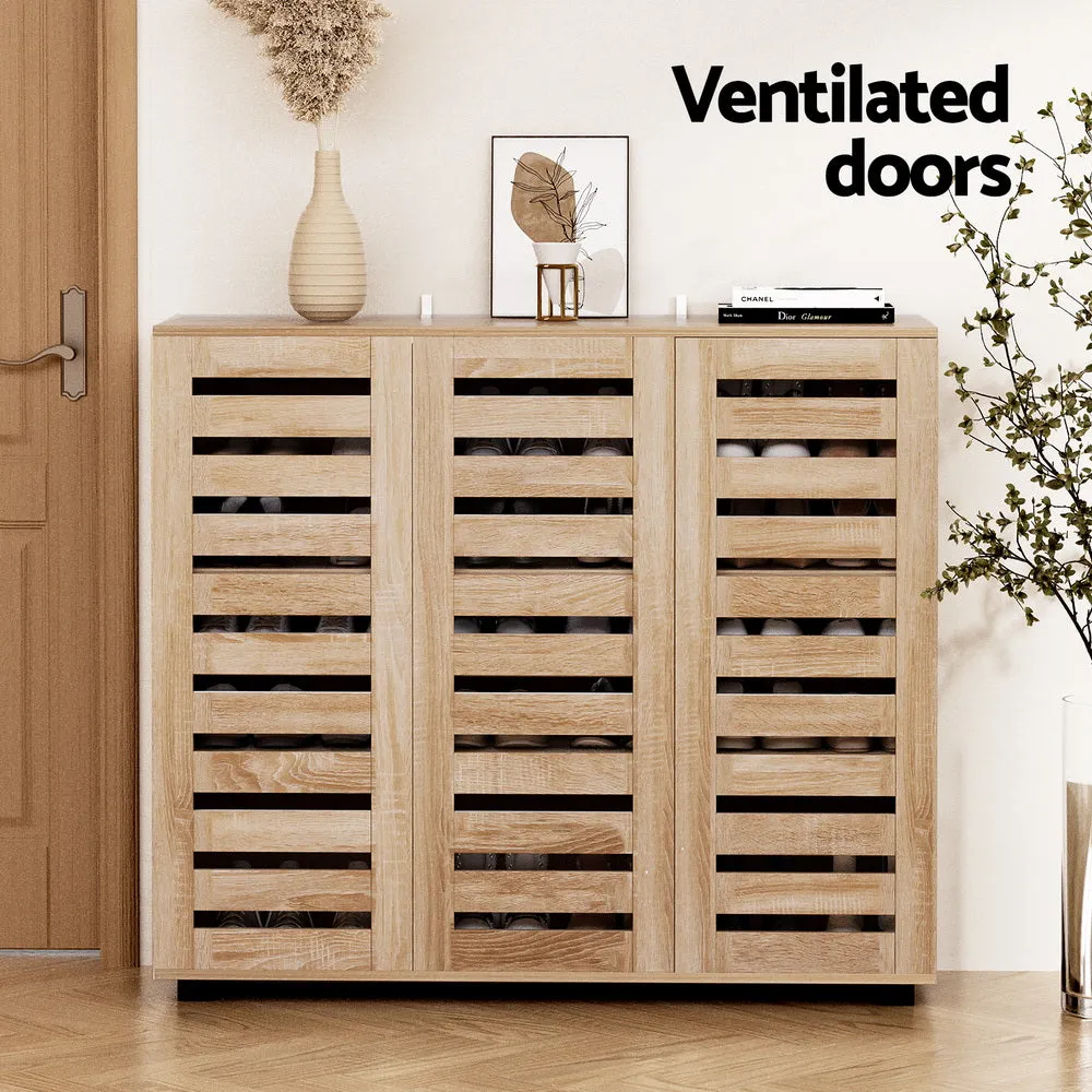 Artiss Shoe Cabinet 30 Pairs Adjustable Shelf