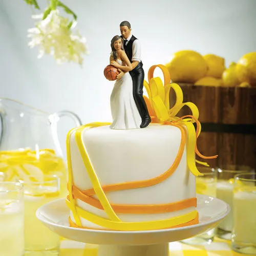Basketball Bride And Groom Cake Topper - Discontinued