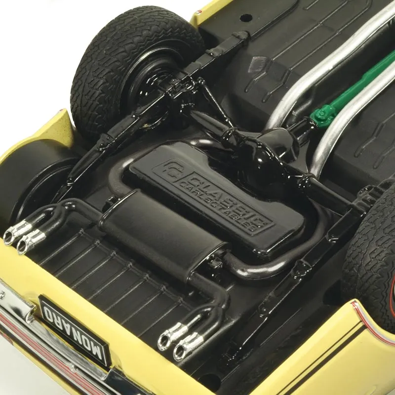 Classic Carlectables Holden HK Monaro GTS 327 Warwick Yellow, 1:18 Scale Diecast Model Car