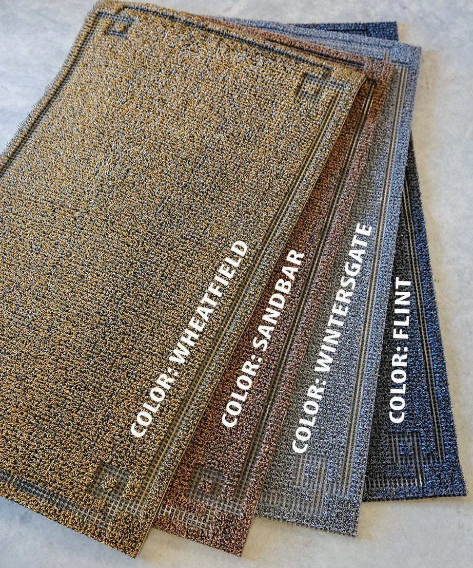 Don Aslett Outdoor Dirt Trapping Mat- Craftsman Style 3'x5'