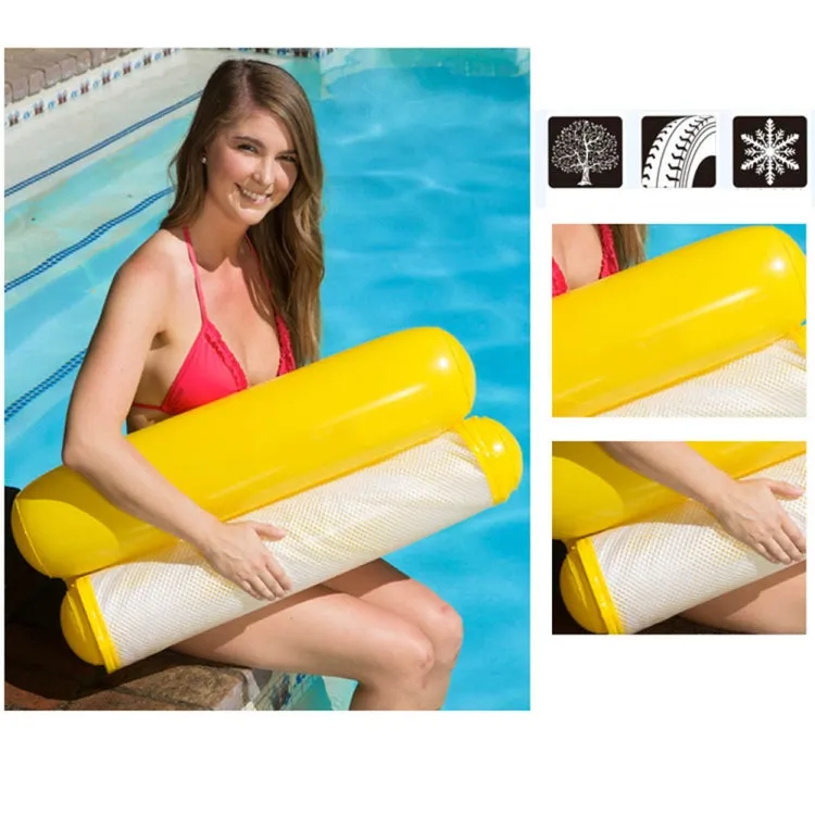 Foldable Double-purpose Backrest Float Hammock with Net, Size:120 x 75cm(Cherry Blossoms Pink)
