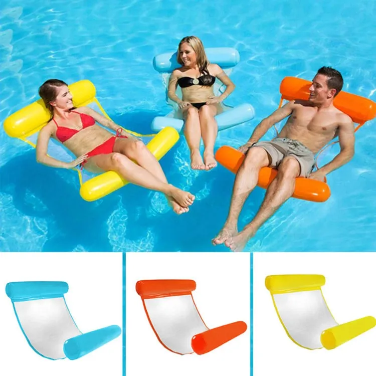 Foldable Double-purpose Backrest Float Hammock with Net, Size:120 x 75cm(Cherry Blossoms Pink)