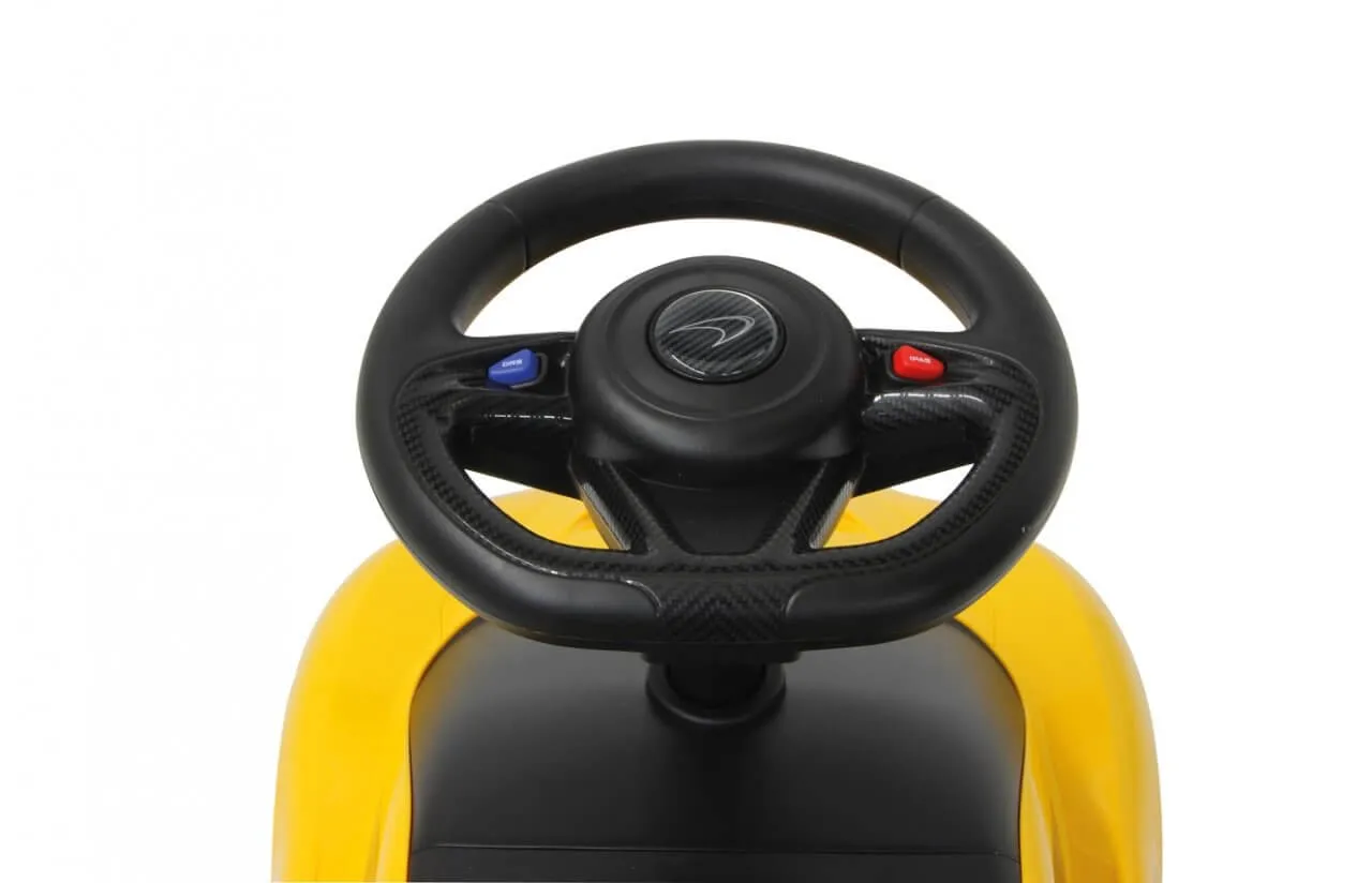 KidsVIP Kids Ride on McLaren P1 Push Car - Fun Riding Toys for Toddlers W/ Audible Interactive Steering Wheel