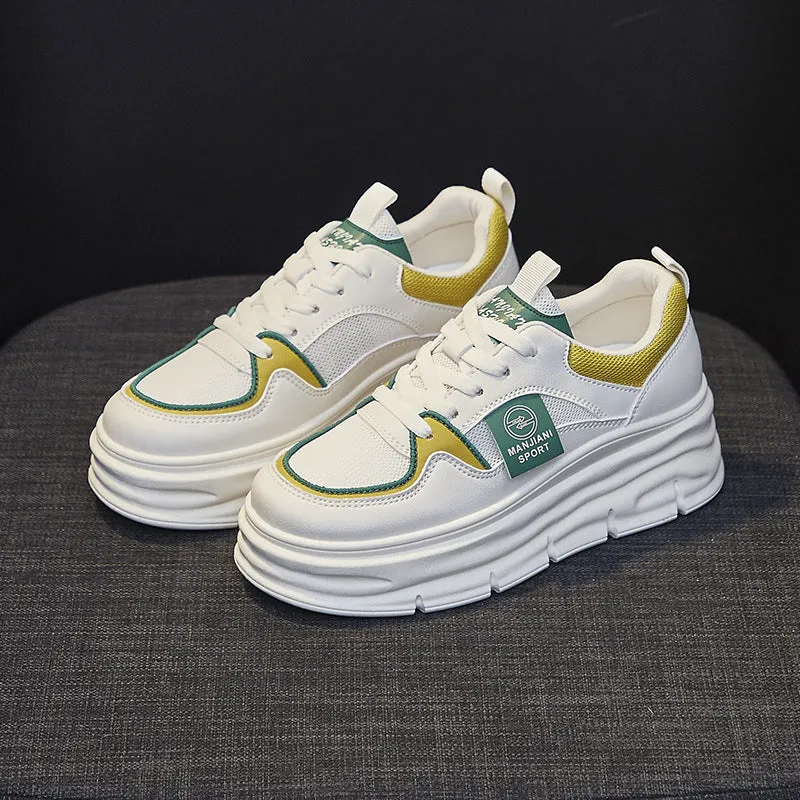 Women's Korean Style White Spring Joker Board Canvas Shoes